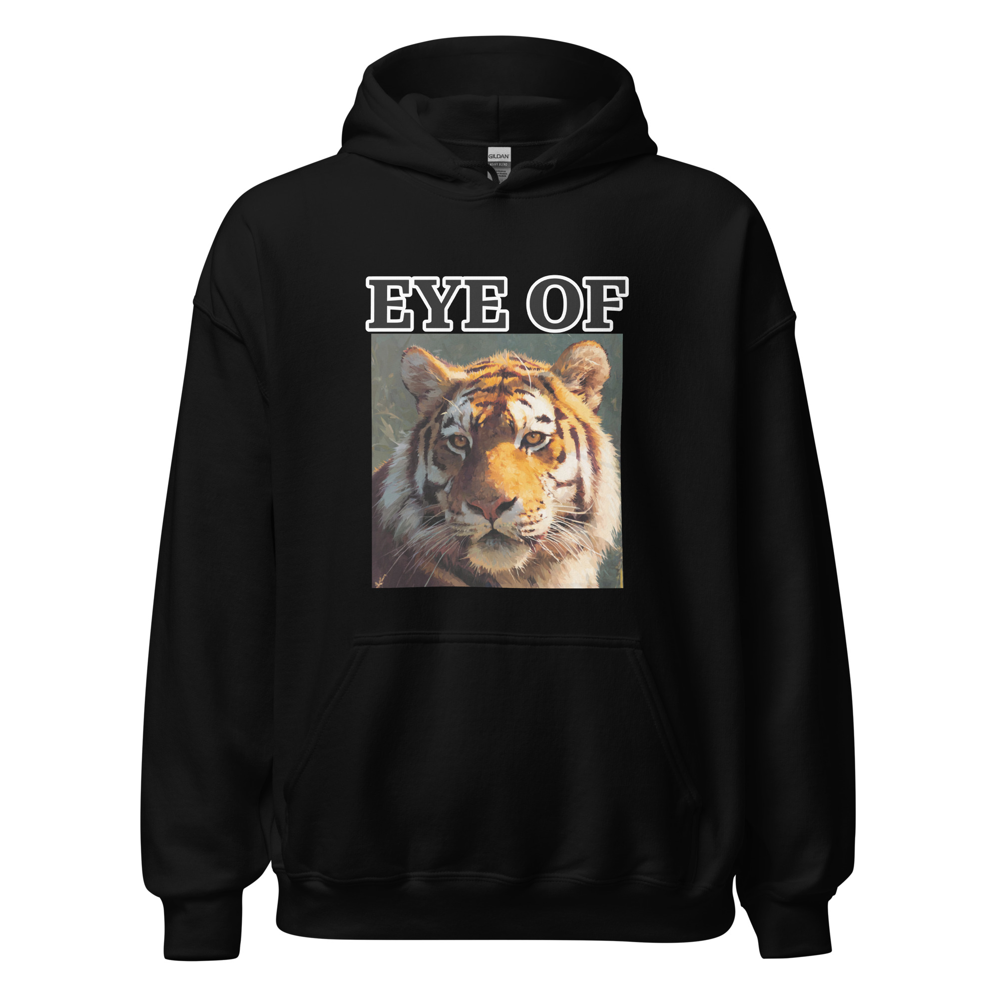 Sweatshirt à capuche-unisex-eye of tiger – Image 2