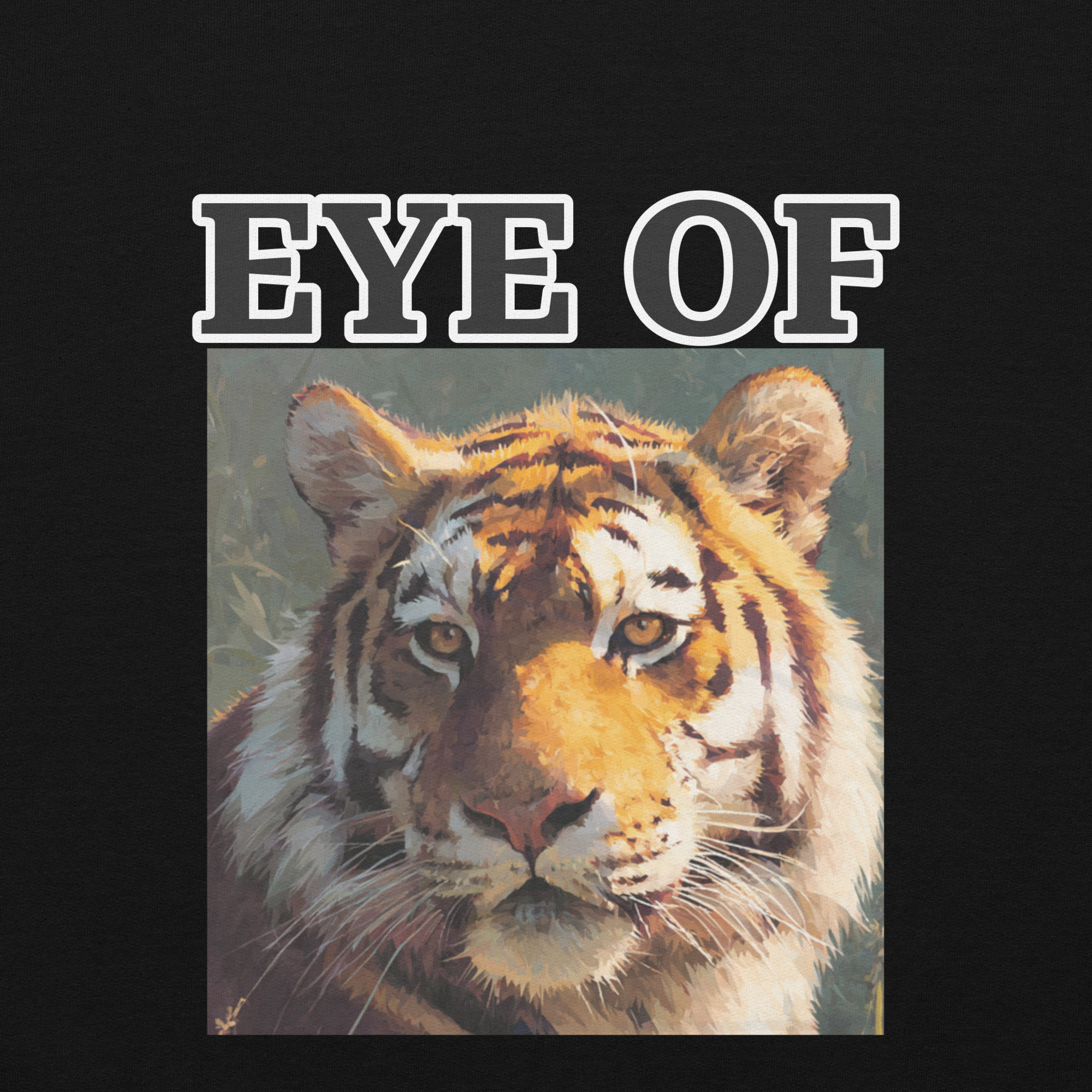 Sweatshirt à capuche-unisex-eye of tiger – Image 13