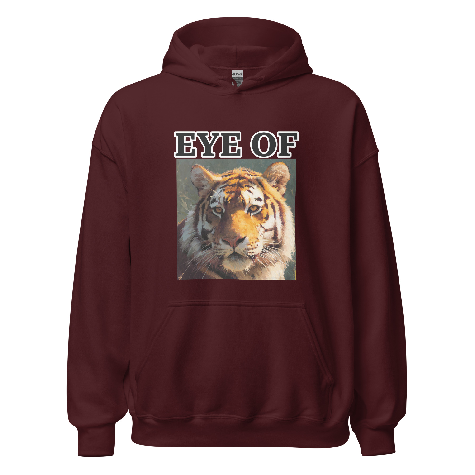 Sweatshirt à capuche-unisex-eye of tiger – Image 4