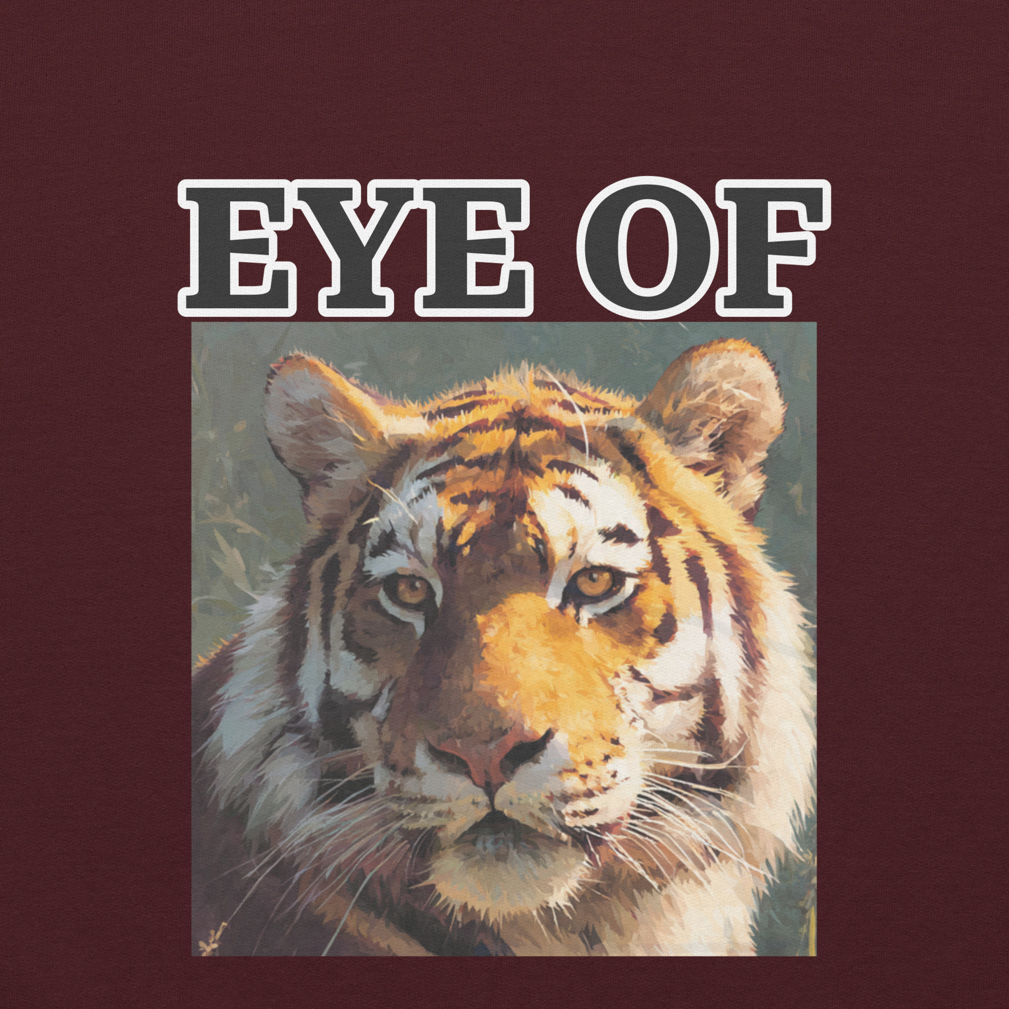 Sweatshirt à capuche-unisex-eye of tiger – Image 14