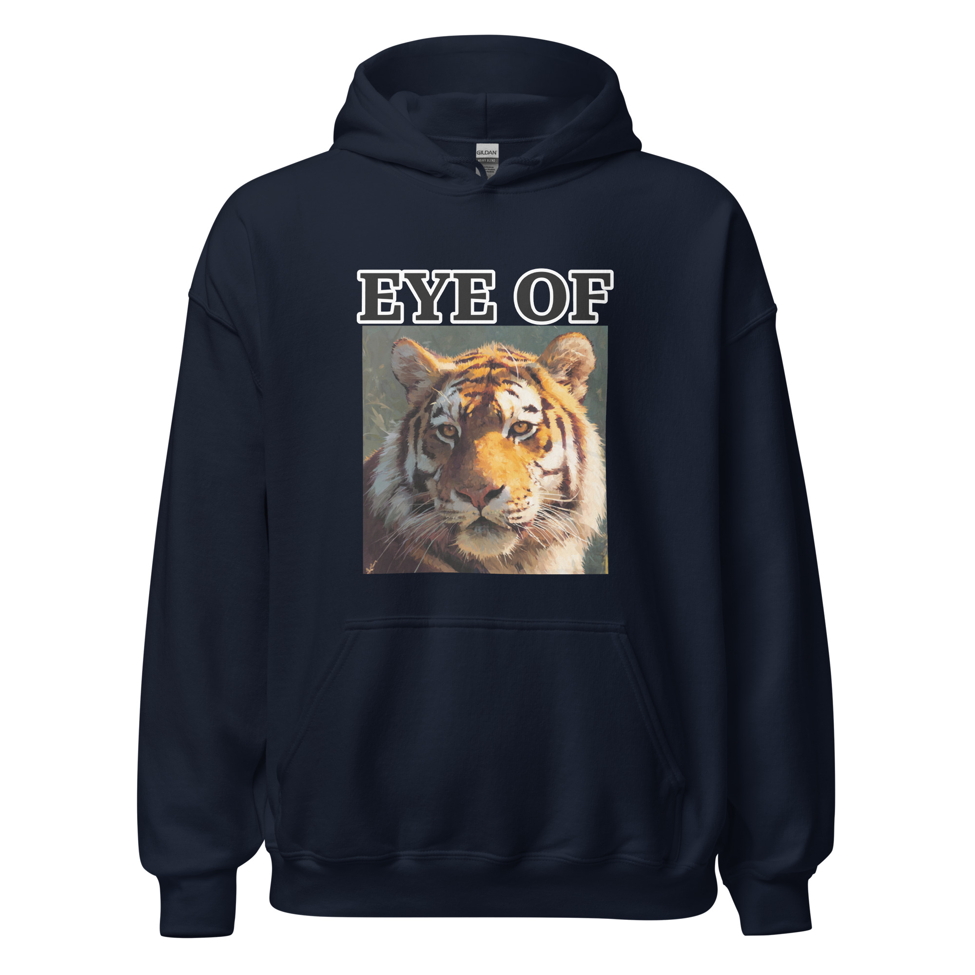 Sweatshirt à capuche-unisex-eye of tiger – Image 3