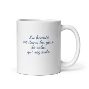 Mug Blanc Brillant-beauté