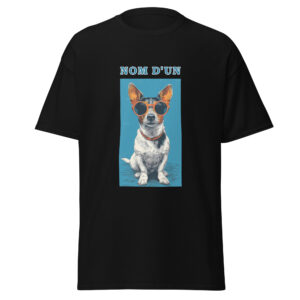 T-shirt-unisexe-chien