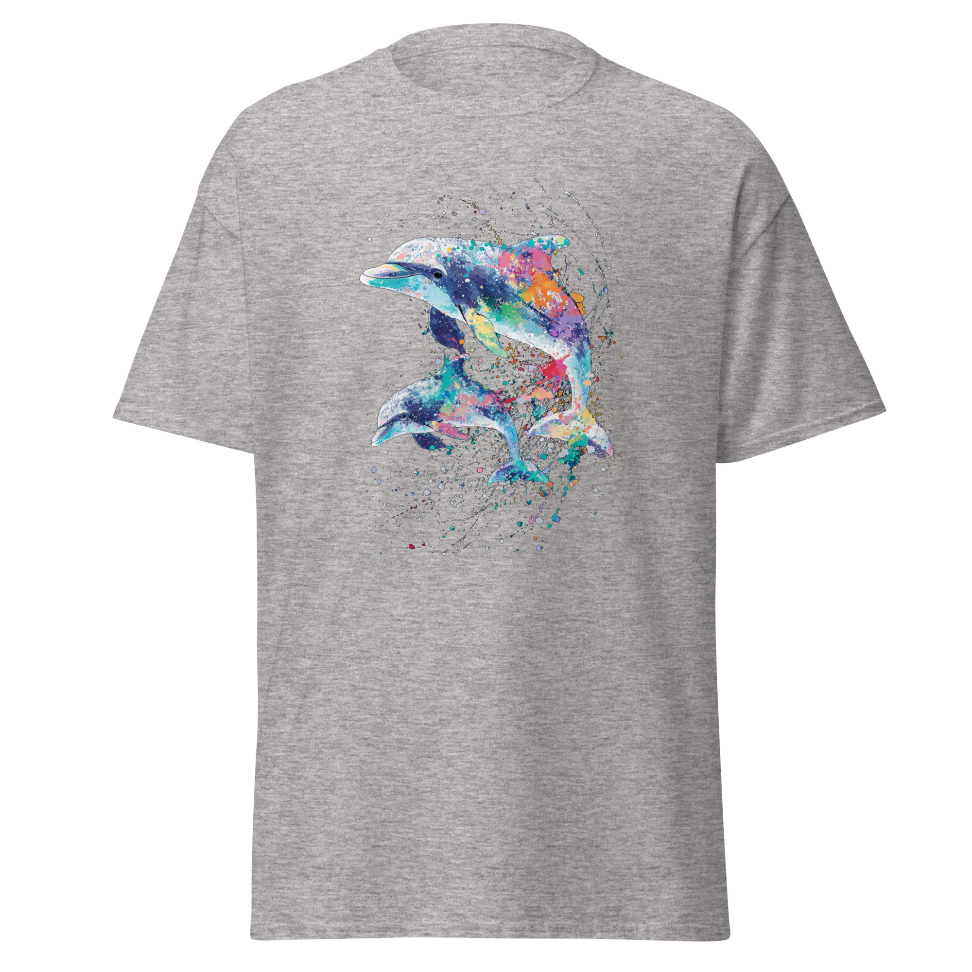 T-shirt-unisexe-dauphins – Image 3