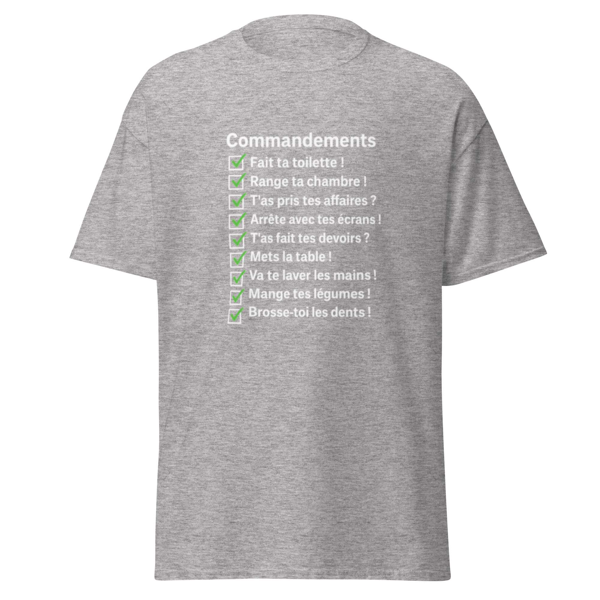 T-shirt unisexe-commandements – Image 4
